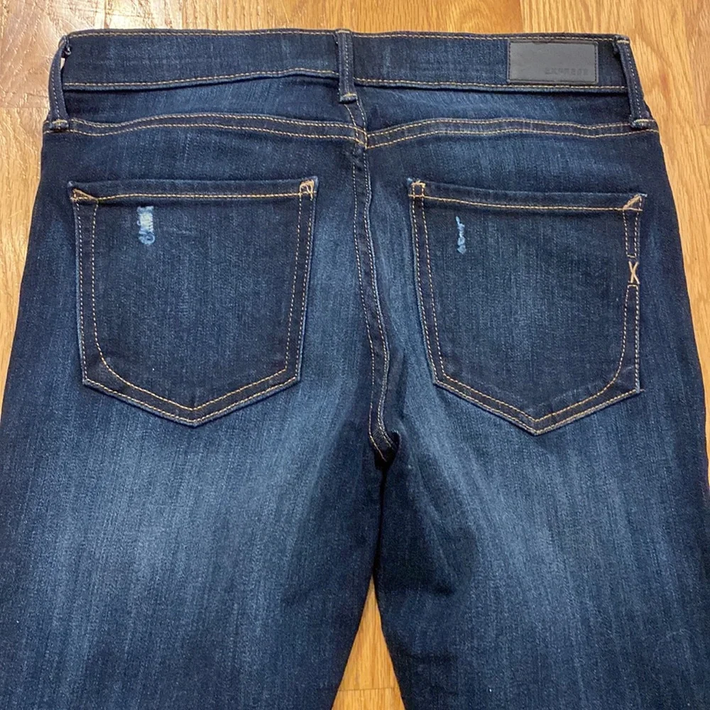 Express Mid Rise Stretch Legging Style Skinny Jeans